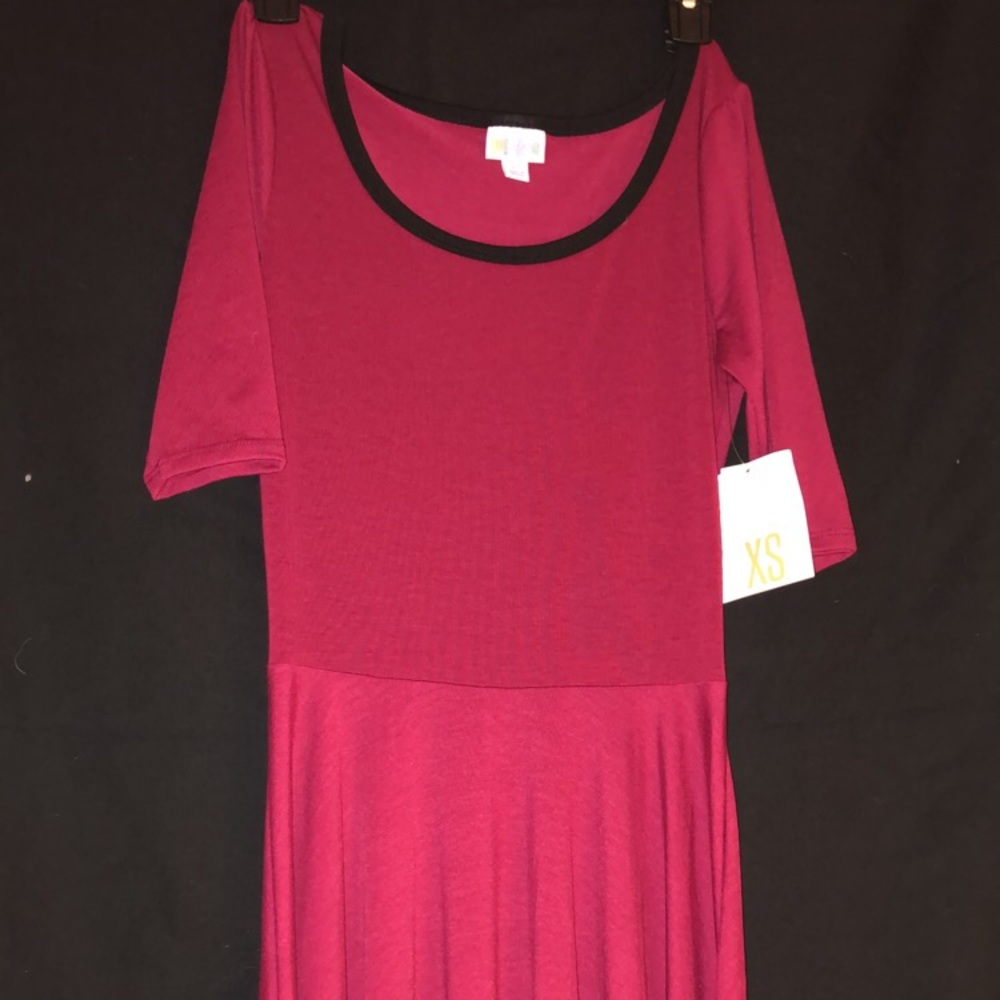 Maroon dress
